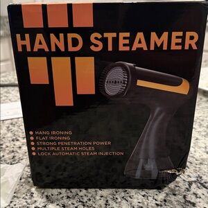 Black and Orange Hand Steamer
